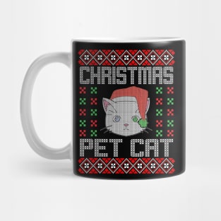 Christmas Pet Cat Ugly Christmas Sweater Mug